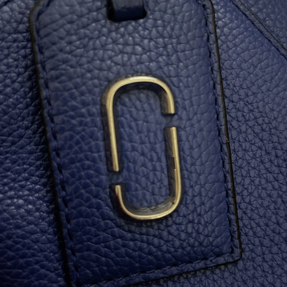 Dark Blue Marc Jacob's New York Leather Crossbody - Picture 7 of 10